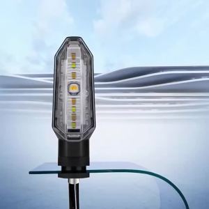 2pcs Motorcycle LED Turn Signal Lights Amber Flashing Light Turn Signal Lamp 12V Indicator Moto Biker Lamp Accessories