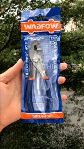 Kềm trượt Wadfow WPL6406 WPL6408 6inch 8inch tay cầm nhựa đầu kềm phủ dầu bóng chống gỉ kìm cầm tay Wadfow chính hãng
