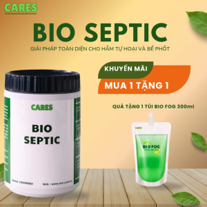 vệ sinh toilet BIO SEPTIC: giải pháp cho hầm tự hoại và bể phốt + KÈM QUÀ TẶNG HẤP DẪN