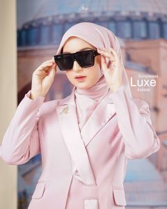 LUXE SUNGLASSES - KACAMATA FASHION HITAM EXCLUSIVE ELLEGANT BY AR RAFI - INAYAHHIJAB