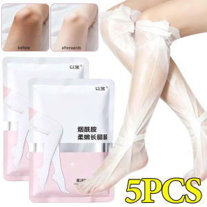 5Pcs Niacinamide Leg Masks 68cm Long Exfoliating Anti Cracked Nourishing Moisturizing & Brightening Skin Care Mask