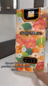 Baby anne  Pull Down Hanging Facial Tissue Paper 4 Ply Large Size Soft & Smooth Toilet paper 1280 Sheets Pack