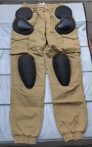Men’s Winter Motorcycle Pants Windproof Thermal Fleece Lined Protective Riding Gear Work Plus Velvet Pants 015