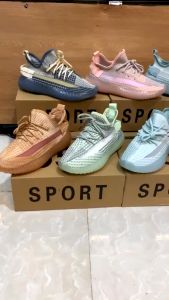 ISARO Giày thể thao vải dệt lưới thoáng khí mềm mại phong cách Hàn Quốc thời trang