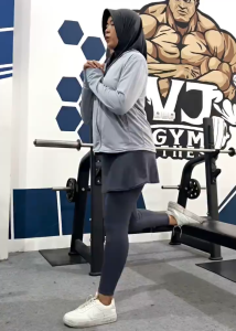 ROK LEGGING OLAHRAGA (MENYATU)-CELANA OLAH RAGA HIJAB WANITA ROCELA