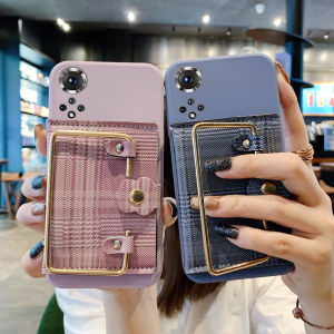 Honor 400 Series Phone Case with Card Slot Money Holder Wristband Stand Soft Shell Purple 80 X50 Huawei Compatible