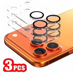3 Pcs Full Coverage Tempered Glass Camera Lens Protector Compatible with Iphone 17 Pro Max/17/17e/16/15/14/13/12/11/16 Pro Max