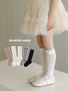Girl Socks Spring & Fall Thin Pure Cotton Kids Princess Style Tube Socks K-style Western Style Little Girl Baby Stockings