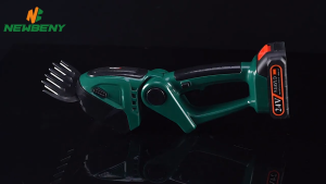 2-in-1 Cordless Hedge Trimmer Grass Shear 24V Electric Shrub Cutter with Battery Lightweight Handheld for Garden Lawn Weeding Bush Trimming