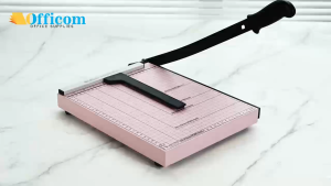 Officom Paper Cutter A4 12sheet Capacity Metal Precision Cutter for Paper Photos & Crafts School Office Supplies