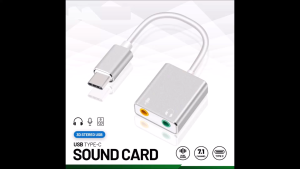 Cáp chia Mic và Loa từ cổng USB Type C 7.1