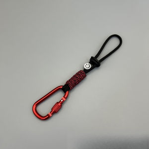 Braided Paracord Lanyard Quick Hook Buckle D-Shaped Carabiner Water Bottle Pendant Outdoor Backpack Accessory
