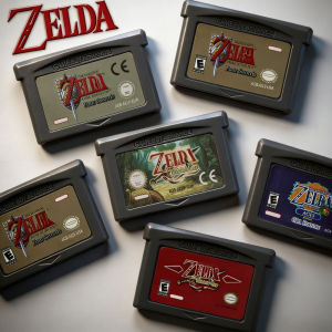 Bandai | GBA Game Cartridge 32 Bit Video Game Console Game Card Link To The Past Awakening DX Minish Cap Classic Boutique Collection