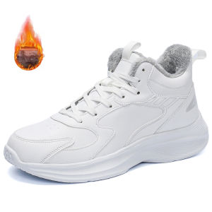 Cỡ lớn 49 50 51 da trắng Giày thể thao Nam Mùa Đông giản dị Supper ấm sang trọng Giày thể thao