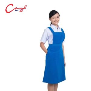 Canggih CP017 Secondary Pinafore (Turq Blue)🔥Ready Stock🔥School Uniform Long Skirt Pinafore Sekolah Menengah Perempuan 中学女生蓝裙