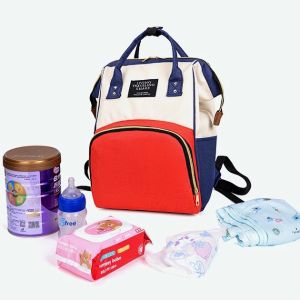TAS BAYI 6006 - Tas Perlengkapan Bayi LTS POLOS Diaper Bag Tas Popok Travelling Ransel Backpack Anello - H1