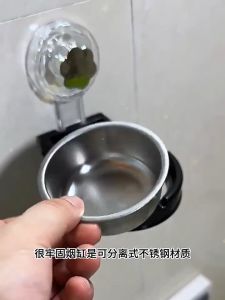 Suction cup wall hanging simple creative wall household toilet ashtray Ashtray toilet toilet living room