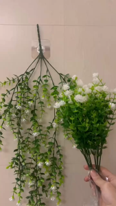 【Vinnatsu】Daun Eukaliptus Tanaman Eucalyptus Palsu Bunga Dekorasi Vine Leaves Wall Hanging Wedding Garden Decoration