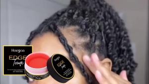 Hoegoa Styling Gel for All Hair Types Firm Hold Smooth Frizz Edge Control Enhance Gloss Fast Shaping Non Sticky Hair Wax 150g