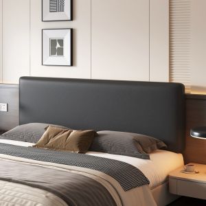 SANGWANGE | Zen Style Cotton and Linen Headboard Cushion Pad Backrest for Bed without Headboards Thin Crashproof