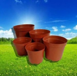 8.5cm taho plastic pots black/red good quality 8.5cm (10pcs15pcs20pcs25pcs30pcs)