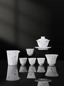 JINGDEZHEN | Bộ Trà Sứ Họa Tay Chính Hãng