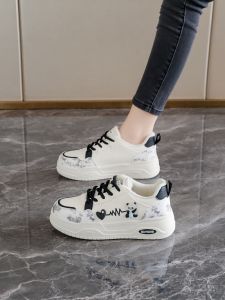 MAOLI | Winter Warm Fur Lined Canvas Shoes Soft Sole Casual White Shoes for Women