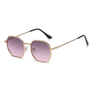 New Mens And Womens Metal Frame Fashionable Ultra Light Ins Plain Glasses Retro Artistic Beach Sunglasses 2400