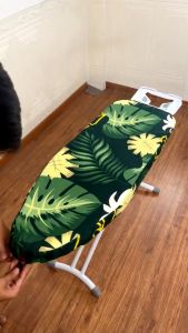 Steyer COVER/SARUNG MEJA SETRIKA BESAR KRISBOW (HANYA COVER/TANPA MEJA) BUSA TEBAL 1CM TALI SERUT Dapat dilipat Portabel Rumah Tangga