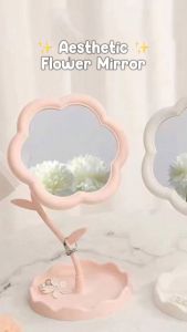 Gratis Ongkir - Cermin Rotating Bunga / Kaca Rias Gaya Elegan