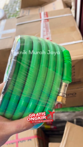 TEKIPO Selang Kompresor Angin 10 Meter Air Compressor Hose 85 MM X 14 MM Elastis Lentur Hose Tekiro