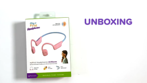 myFirst Headphones AirWaves - Bone Conduction Wireless Bluetooth Headphones for Kids