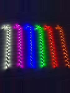 Glowing LED Dance Cane Jazz Dance Props Belly Dancing Fluorescent Light up Cane Womens Ethnic Stage Costume Accessories