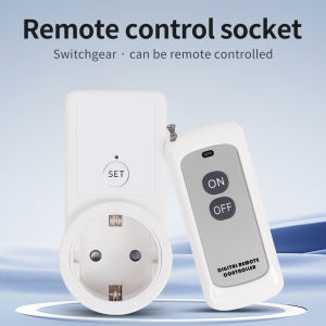 AL09G-RC 433MHz Universal Smart Plug Wireless Remote Control Socket EU Plug 220V For Home Appliances Fan Light