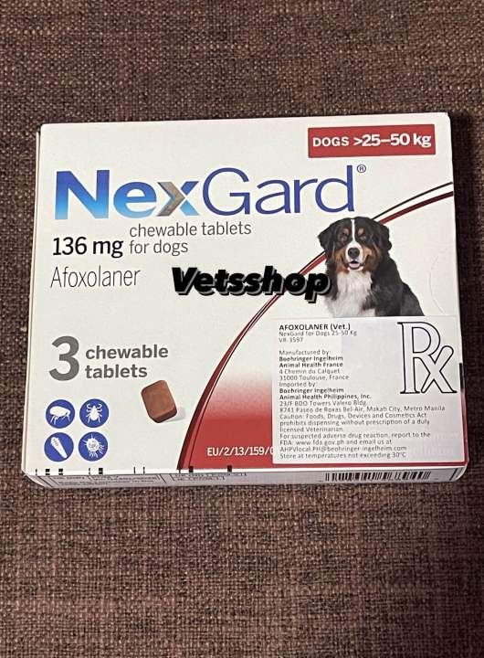 NexGard 25-50kg 1BOX with sticker | Lazada PH