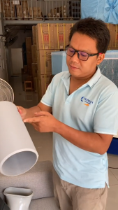 WIMAN อะไหล่ ท่อลมแอร์เคลื่อนที่ 6 นิ้ว และ 5 นิ้ว ยืดได้ยาว 2 เมตร Flex ชุ่อชุม