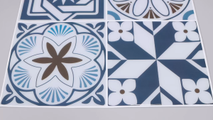 [10-sheet] Peel and Stick Tile Sticker | Backsplash for Kitchen Wallpaper Waterproof and Heat Resistant | Toilet Tiles - Moroccan Tiles