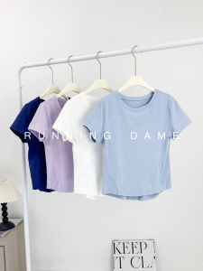 Quick Dry Running Sports Top Womens Fitness Clothing Short Sleeve Yoga Training Running T-Shirt Summer Sports T-Shirt