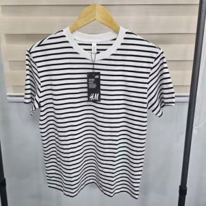 H M Womens Basic Crew Neck Loose Fit T-shirt | Runs Big