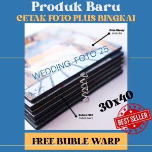 PROMO CETAK FOTO DAN BINGKAI 20R 30x40  SUDAH LAMINASY  TAHAN AIR DAN TIDAK LUNTUR TERLARIS