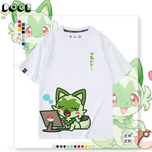 Pokémon Worker New Meow Cartoon T-shirt