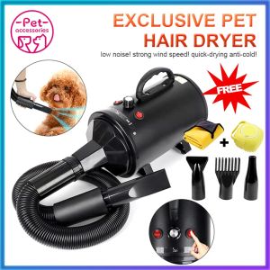 Pet Fast Hair Dryer Blower 2800W Low Noise Pet Grooming Blower Supplies For Dog and Cat
