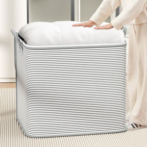 Konco không vải dệt quần áo Hộp lưu trữ cho gia đình dung tích lớn di chuyển tổ chức Túi tủ quần áo túi lưu trữ hộp Phân loại quần áo chống bụi lưu trữ Giỏ hộp