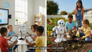 Neobot-Alexa R8 Educational Robot – Interactive Voice Coding and Dance Mode