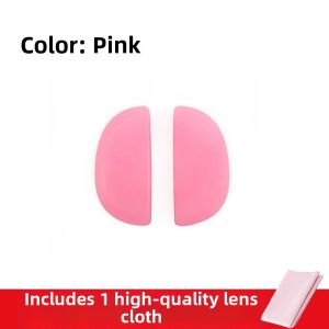 LINGSHI | Silicone Anti-slip Nose Pads Clip-on For Myopia Glasses Half-moon Shape