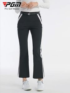 PGM Golf Outfit Women Pants Split Hem Flare Pants Sweat Ladies Appear Thin Polyester Clothing Soft KUZ162