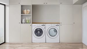 [Free $100 Grocery Voucher] [Pre-Order] LG Front Load WashTower™ 21/16kg WT2116NHEG | All-In-One Washer Dryer | AI DD™ | Turbowash™ 360 Steam