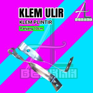 Klem Ulir Isolator Kabel Penangkal Anti Petir Grounding Rod Clamp Rod Grounding Clam Ground Rod Clem Tebal