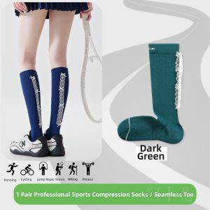 Acalen | Summer Lace High Socks Compression Shock Absorbing Sport Running Cycling Socks