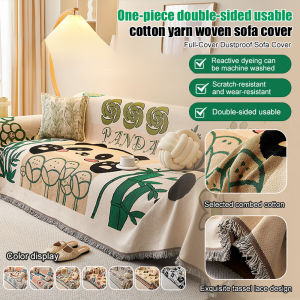 Cotton Yarn Summer Cover Towel Full Cover Sofa Cushion Style Camping Sofa
